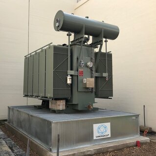 ERT prefabricated fire-extinguishing oil containment tank for electrical transformers