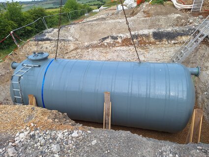 DEPOSIT®-MV remote oil containment pit for power transformer
